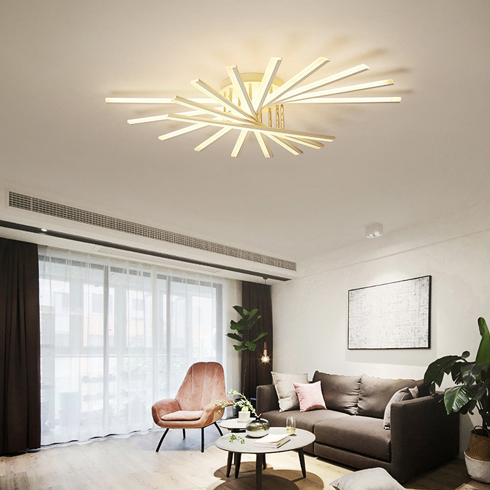 Nordic Minimalist Iron LED Ceiling Lighting