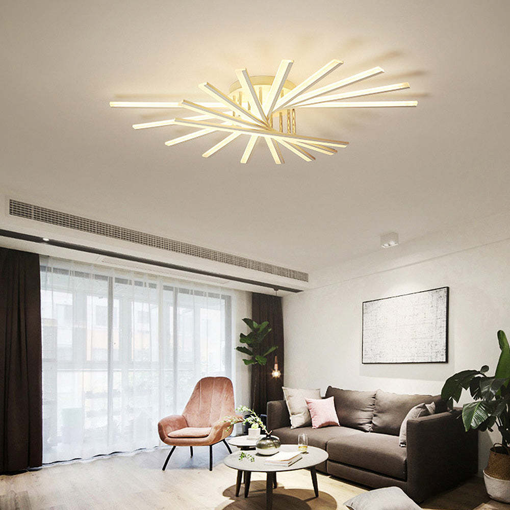 Nordic Minimalist Iron LED Ceiling Lighting