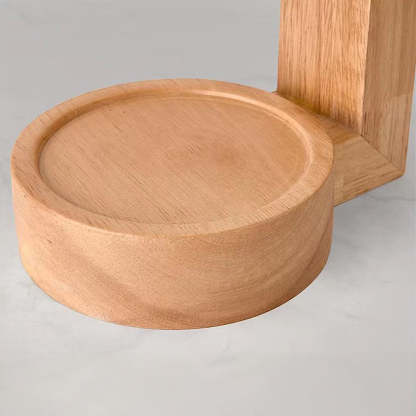 Simple Wood Bedroom Candle Warmer Lamp