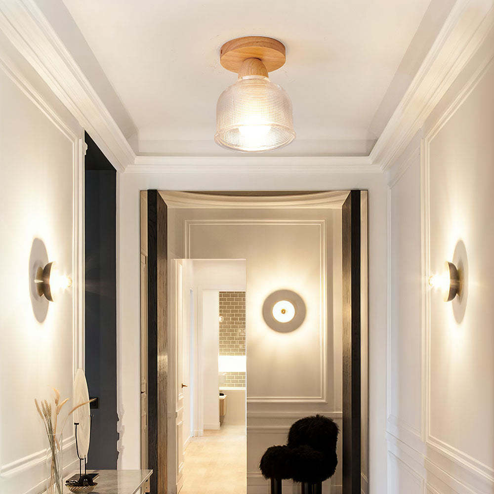 Small Glass Dining Room Clear Pendant Lights