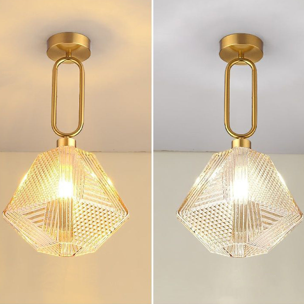 Modern Glass Hallway Ceiling Lights