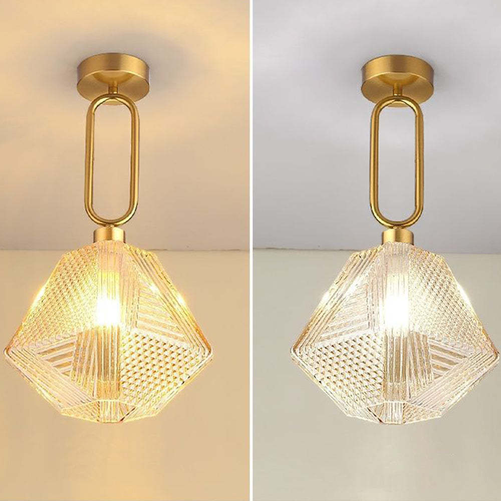 Modern Glass Hallway Ceiling Lights