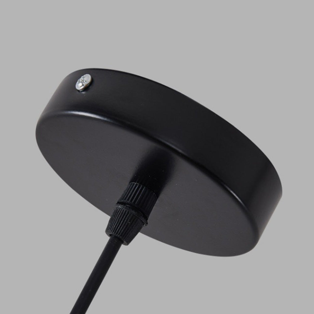 Modern Black Simple Crystal Pendant Light