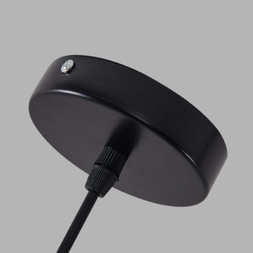 Modern Black Simple Crystal Pendant Light