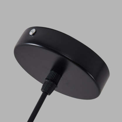 Modern Black Simple Crystal Pendant Light