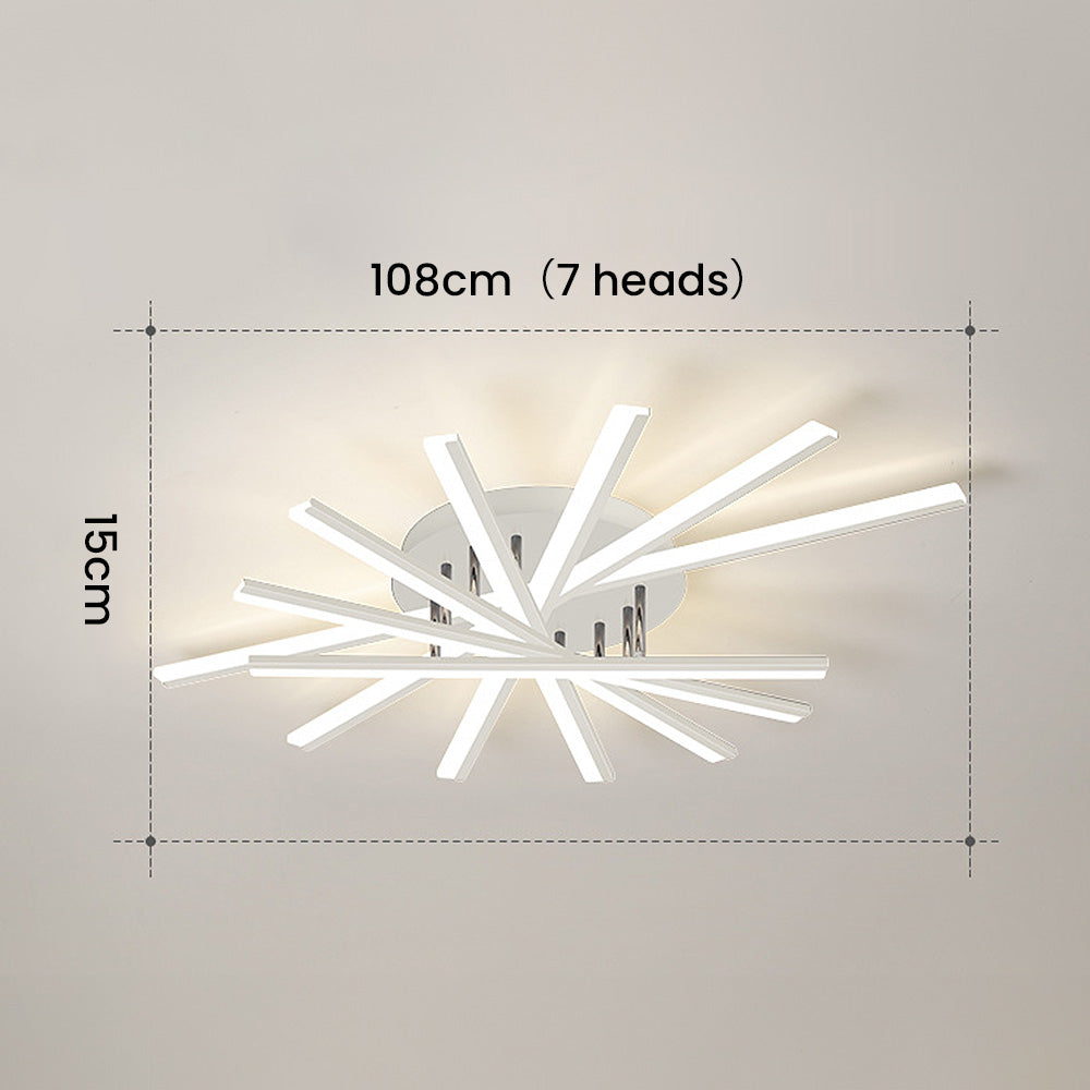 Nordic Minimalist Iron LED Ceiling Lighting