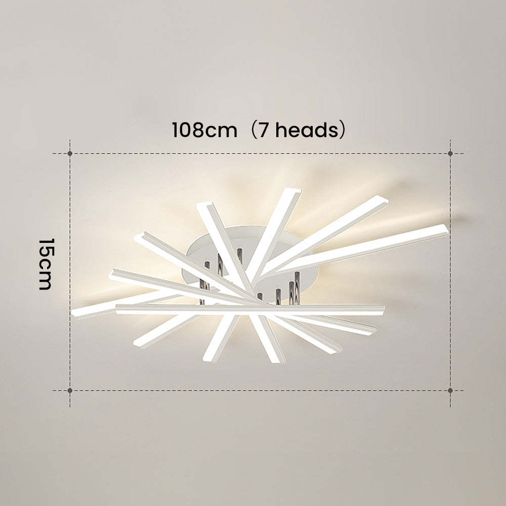 Nordic Minimalist Iron LED Ceiling Lighting