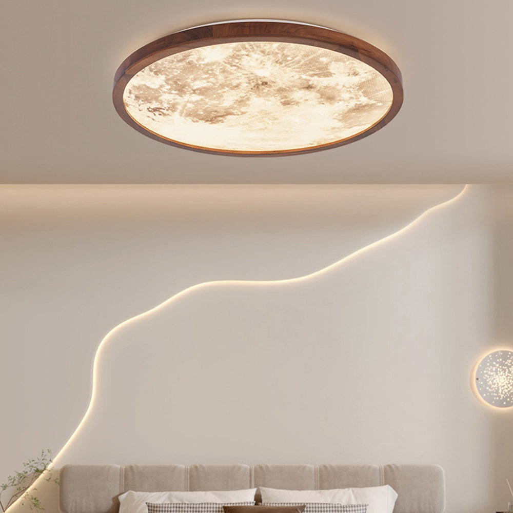 Innovative Modern Acrylic Moon Bedroom LED Ceiling Light