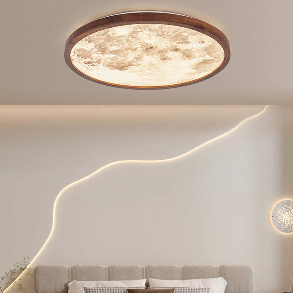 Innovative Modern Acrylic Moon Bedroom LED Ceiling Light