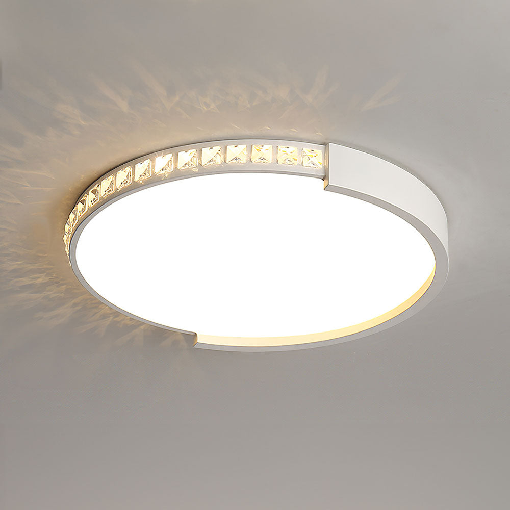 Modern Metal Round LED Ceiling Lights For Bedroom