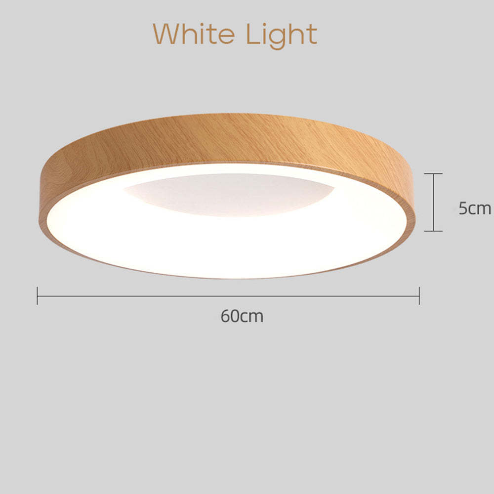 Modern Wood Bedroom LED Ceiling Lights