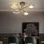 Lampsmodern Ceiling Lights Multi Rings LED Gold Ceiling Light For Bedroom