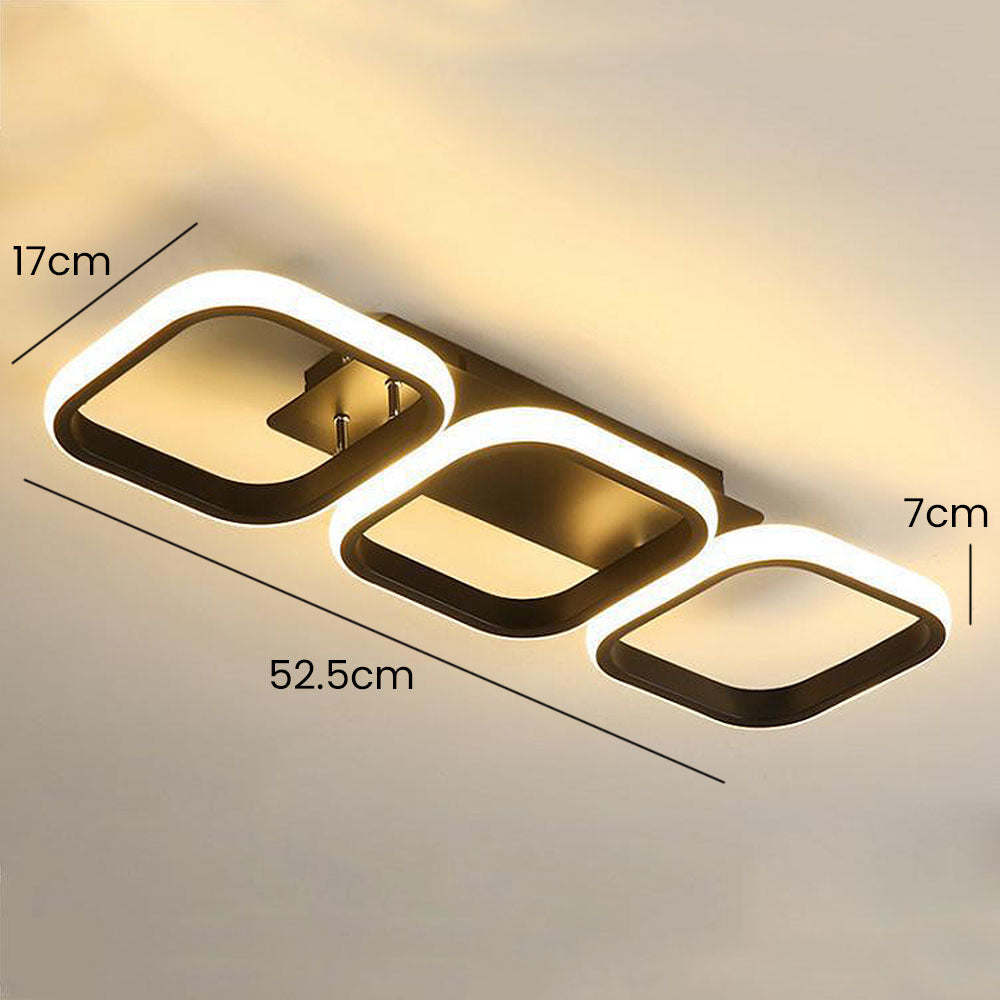 Modern Metal Round Bedroom Ceiling Light