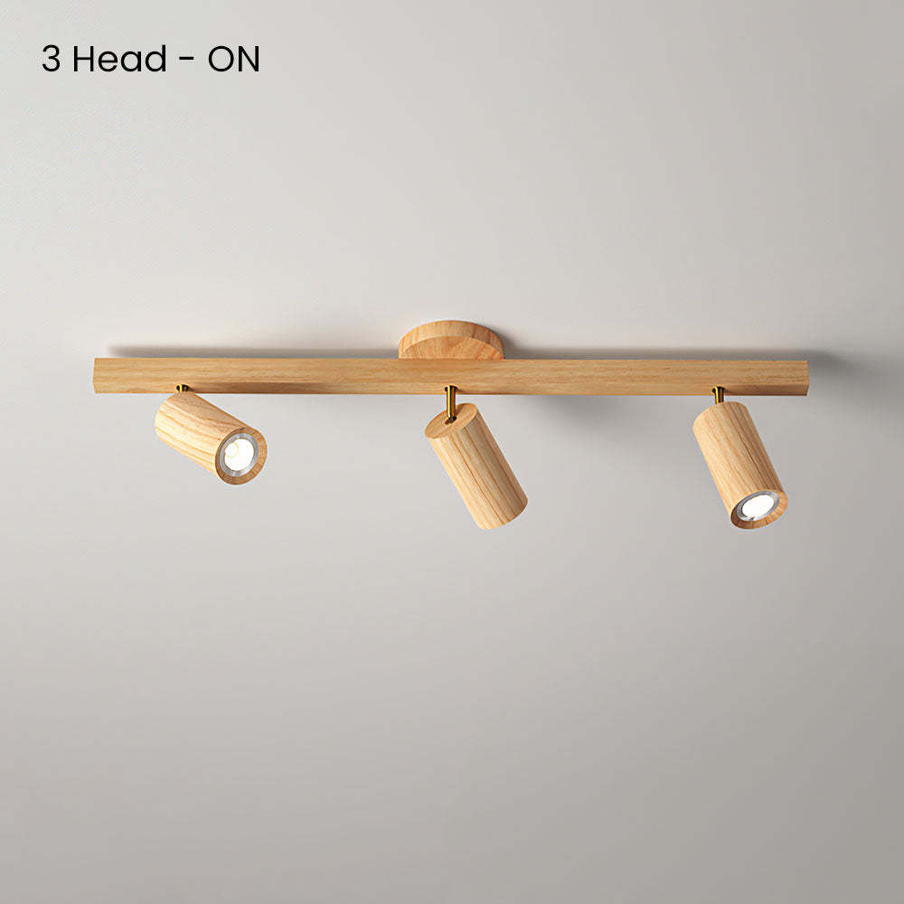 Wood Spotlight LED Living Room Ceiling Lights