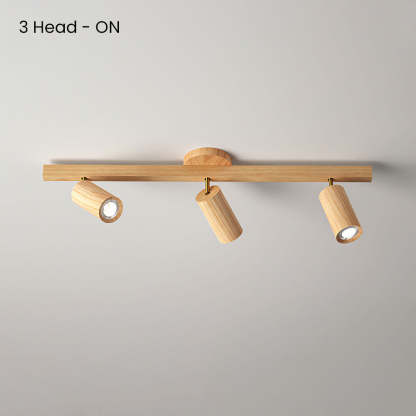 Wood Spotlight LED Living Room Ceiling Lights