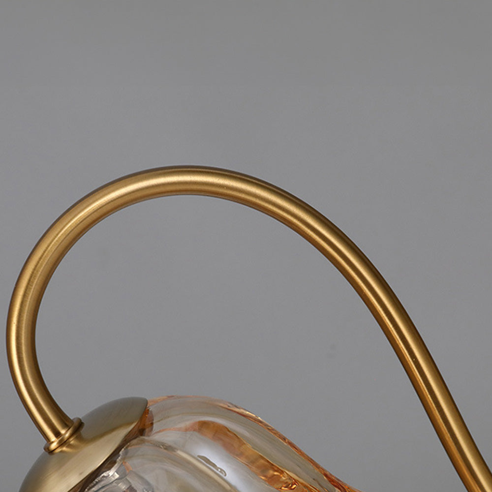 Modern White Flower Shape Glass Mini Candle Warmer Lamp