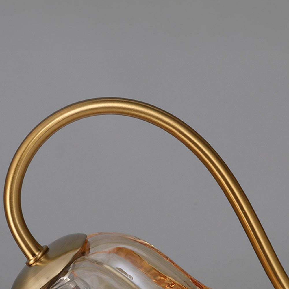 Modern White Flower Shape Glass Mini Candle Warmer Lamp