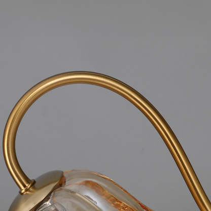 Modern White Flower Shape Glass Mini Candle Warmer Lamp