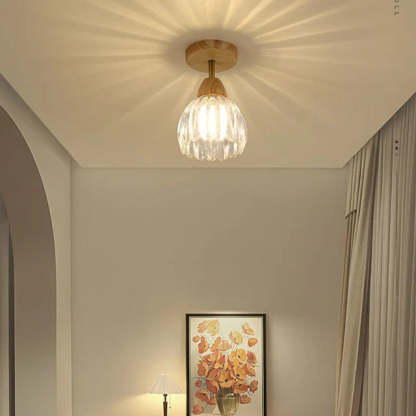 Semi Flush Mount Glass Ceiling Lights For Dining Room