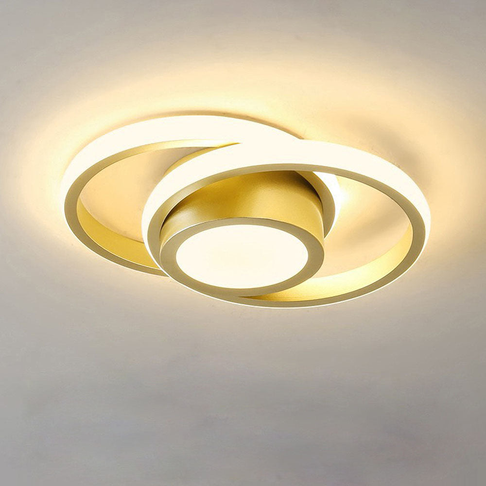 Double Ring Simple LED Ceiling Lamp
