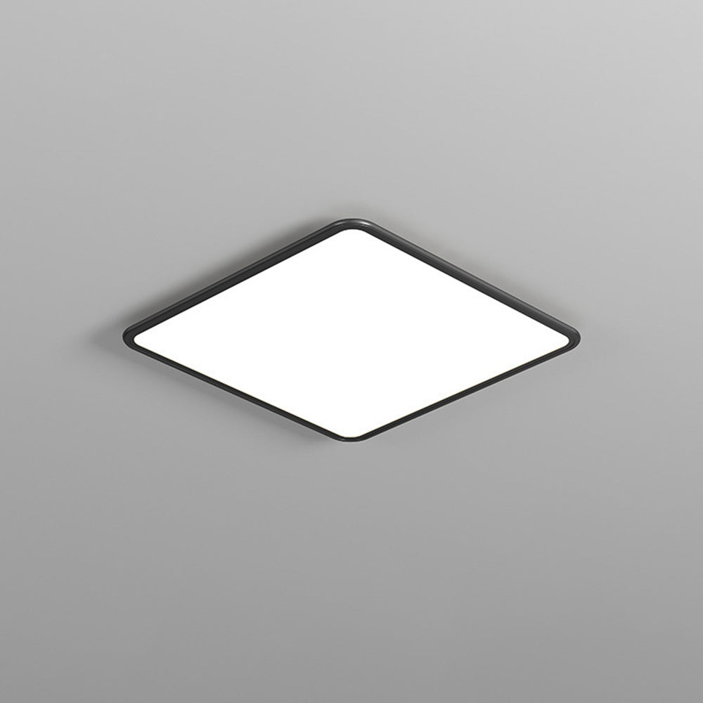 Modern Minimalist Black Acrylic LED Ceiling Light for Living Room