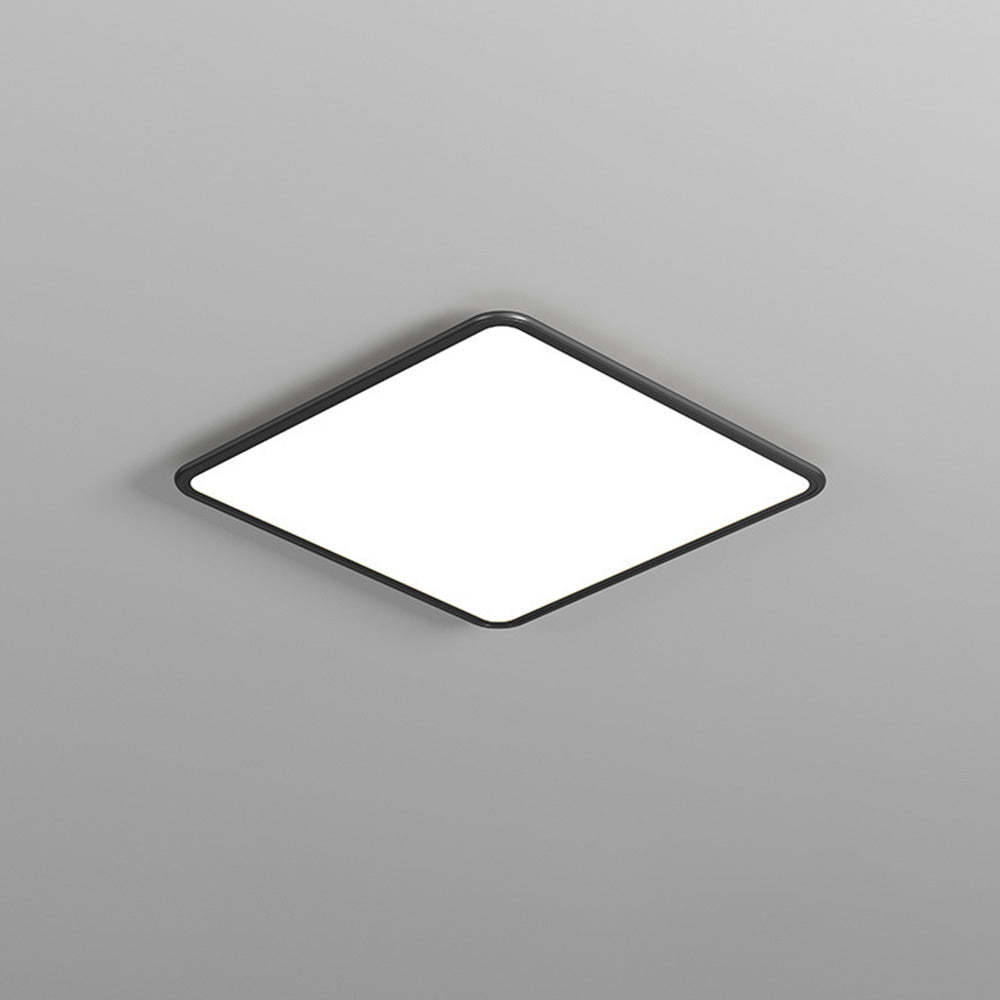 Modern Minimalist Black Acrylic LED Ceiling Light for Living Room