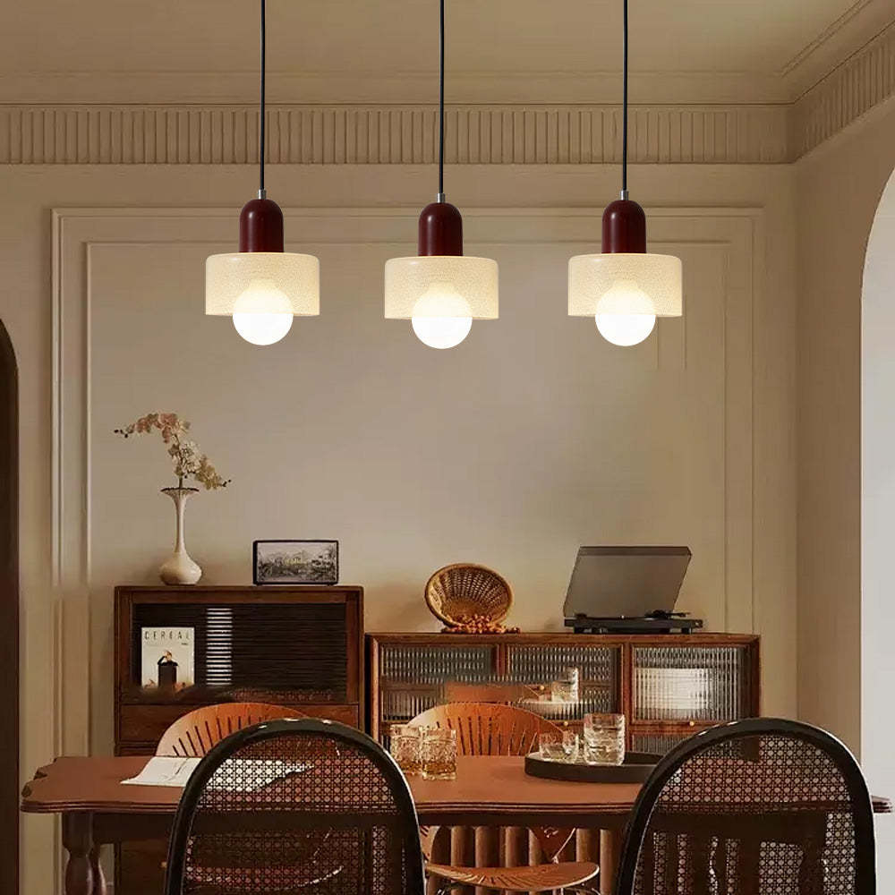 Contemporary Nordic Transparent Glass Living Room Pendant Lights