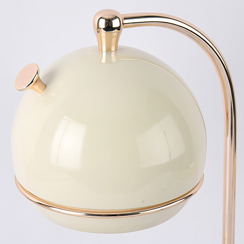 Contemporary Simple Glass White Nordic Candle Warmer Lamp