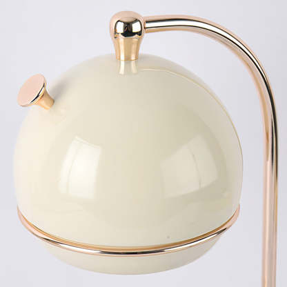 Contemporary Simple Glass White Nordic Candle Warmer Lamp