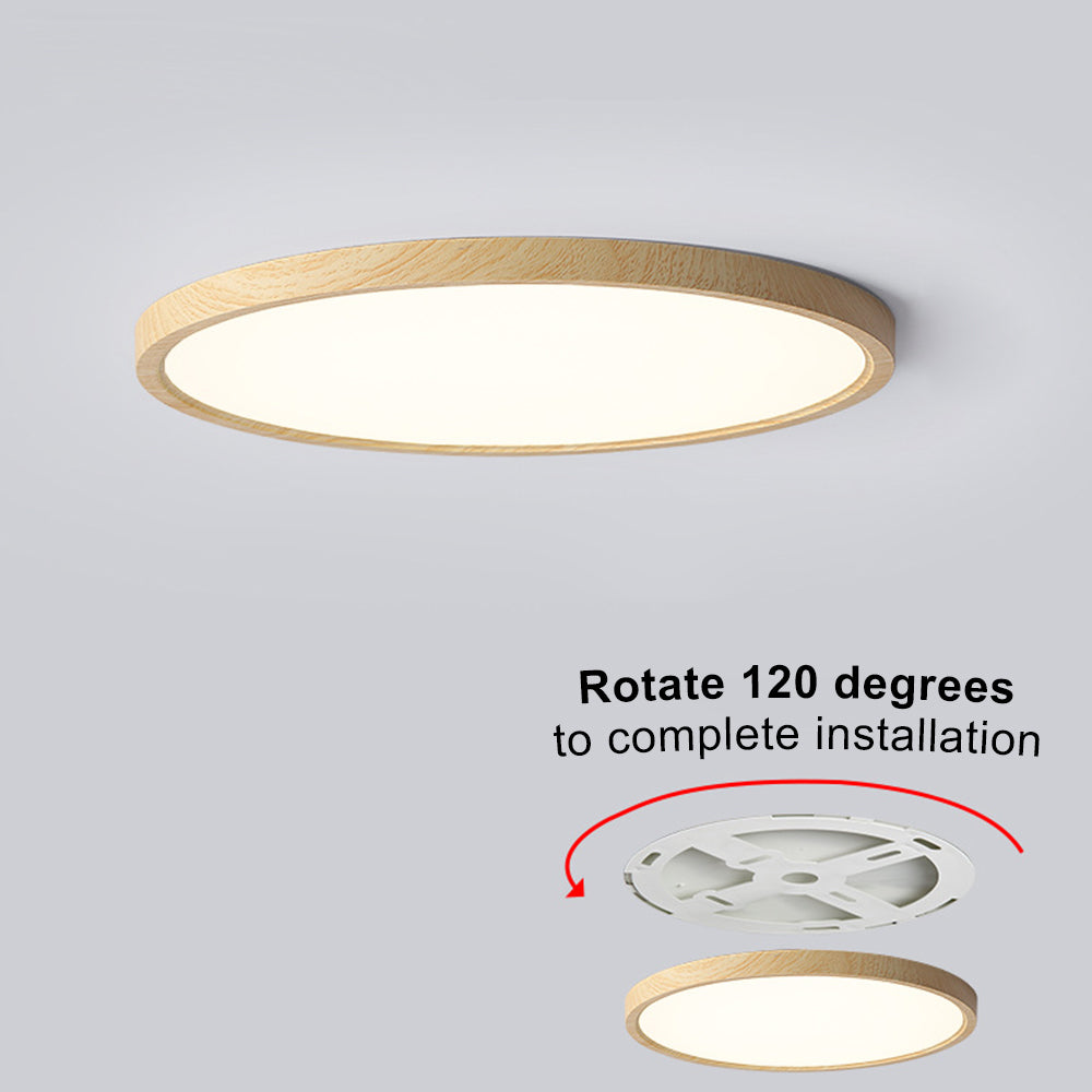 Wooden LED Ceiling Light for Bedroom