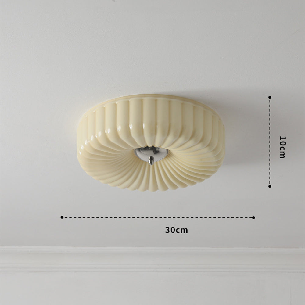 Medieval Cream Style Bauhaus Glass Ceiling Light -Homdiy