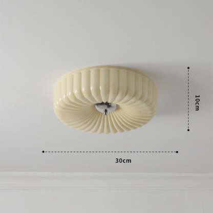 Medieval Cream Style Bauhaus Glass Ceiling Light -Homdiy