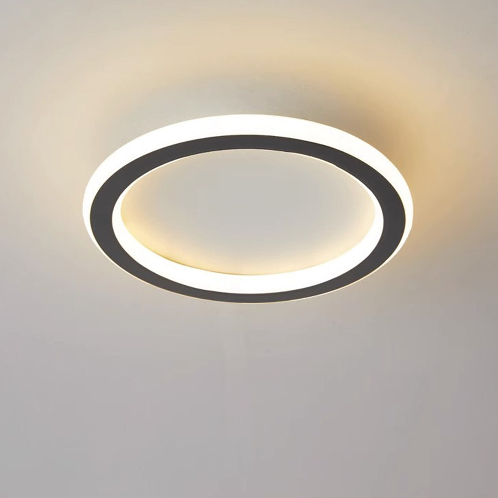 Modern Geometric Iron LED Ceiling Lights For Bedroom