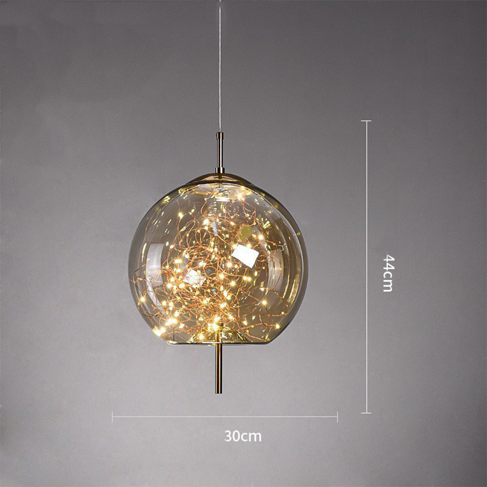 Modern Glass LED Pendant Lights