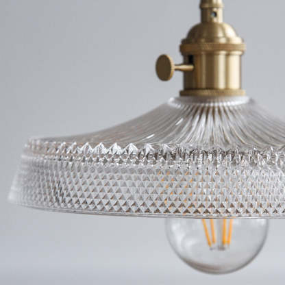 Antique Single Glass Bedroom Pendant Lights