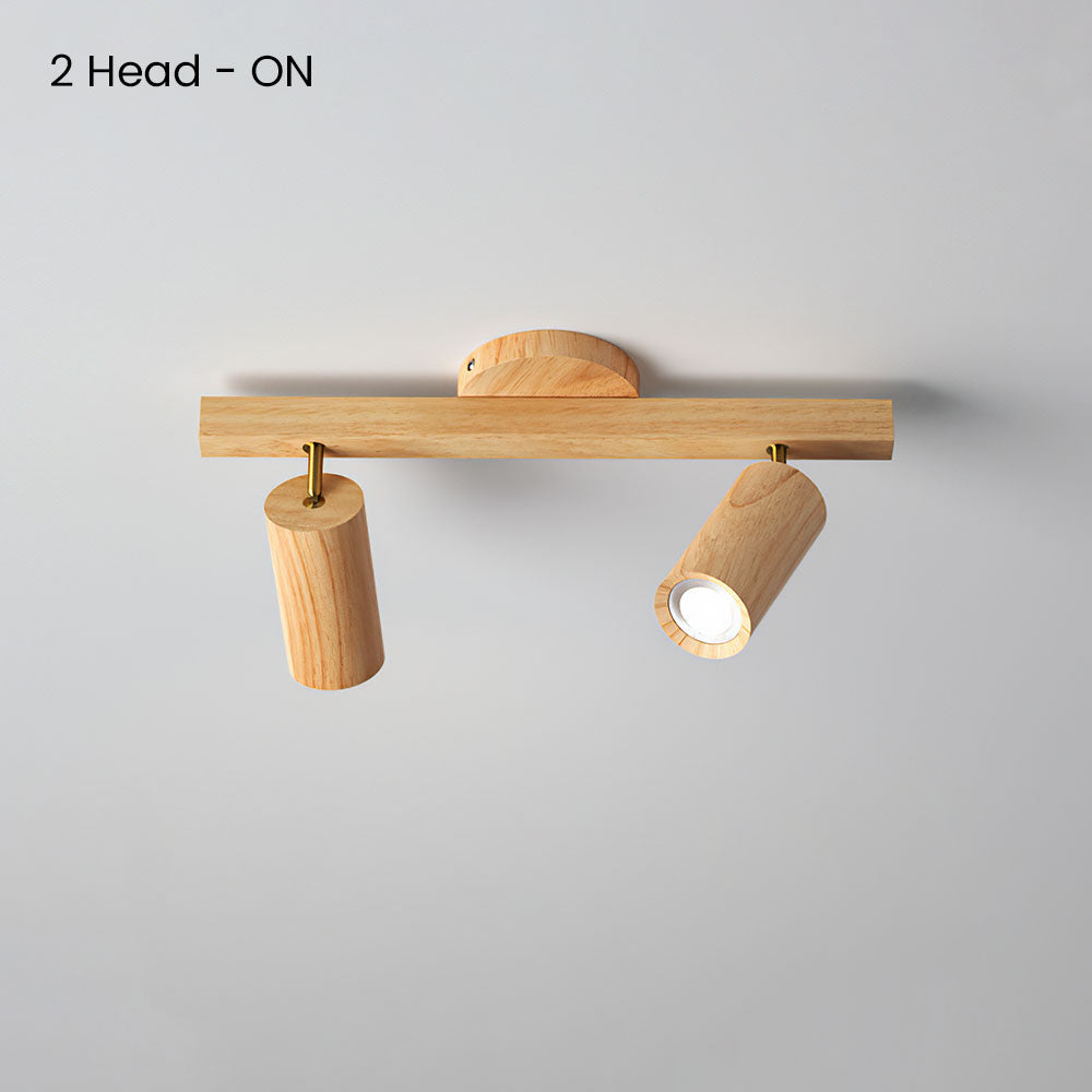 Wood Spotlight LED Living Room Ceiling Lights