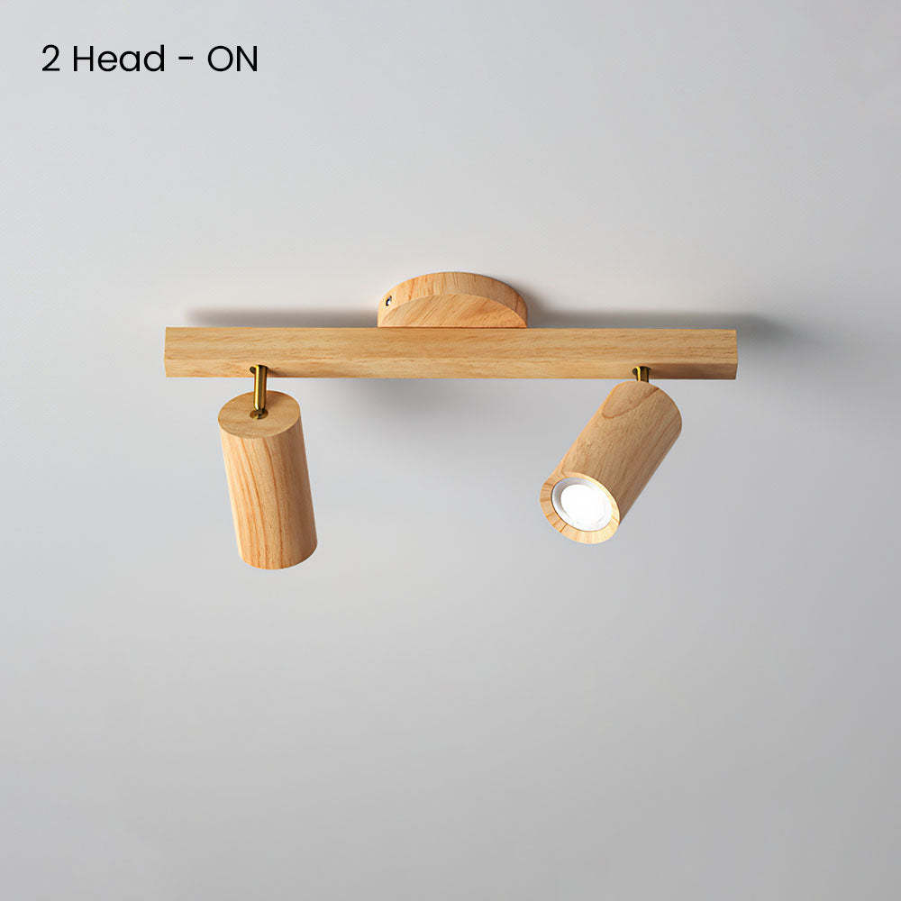 Wood Spotlight LED Living Room Ceiling Lights