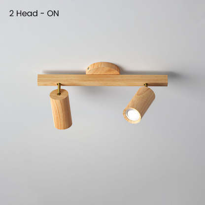 Wood Spotlight LED Living Room Ceiling Lights