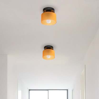 Bauhaus Glass Colorful Ceiling Lights