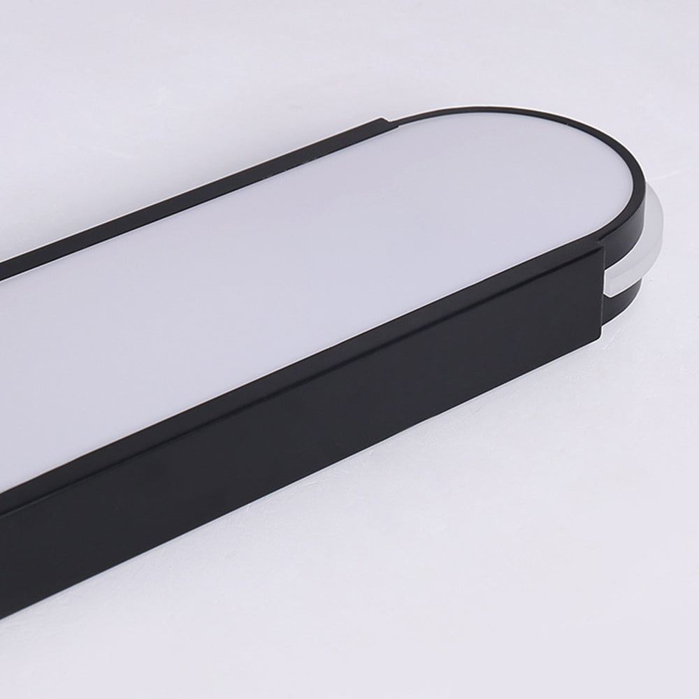 Industrial Acrylic Long Elegant Living Room Flush LED Ceiling Lights