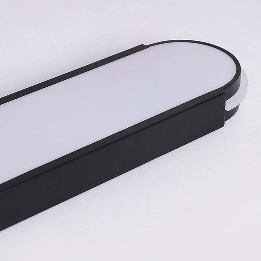 Industrial Acrylic Long Elegant Living Room Flush LED Ceiling Lights