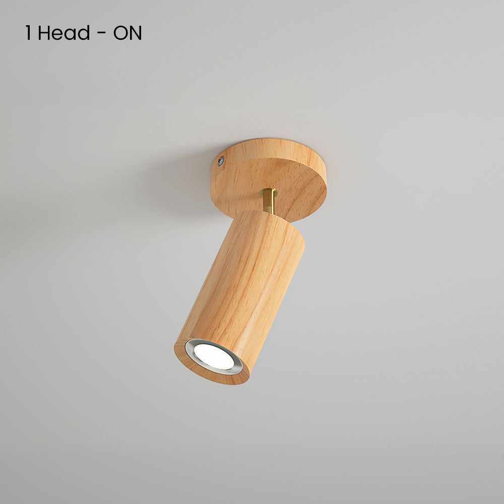 Wood Spotlight LED Living Room Ceiling Lights