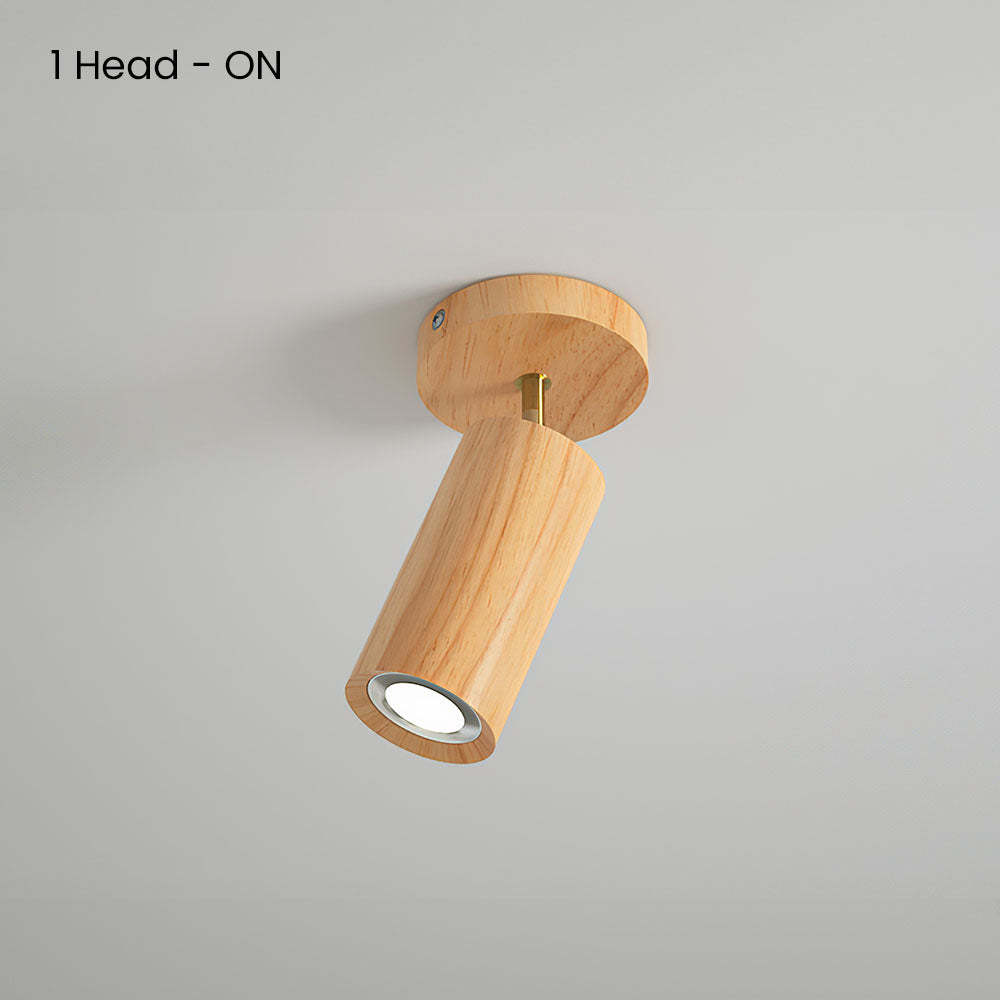 Wood Spotlight LED Living Room Ceiling Lights