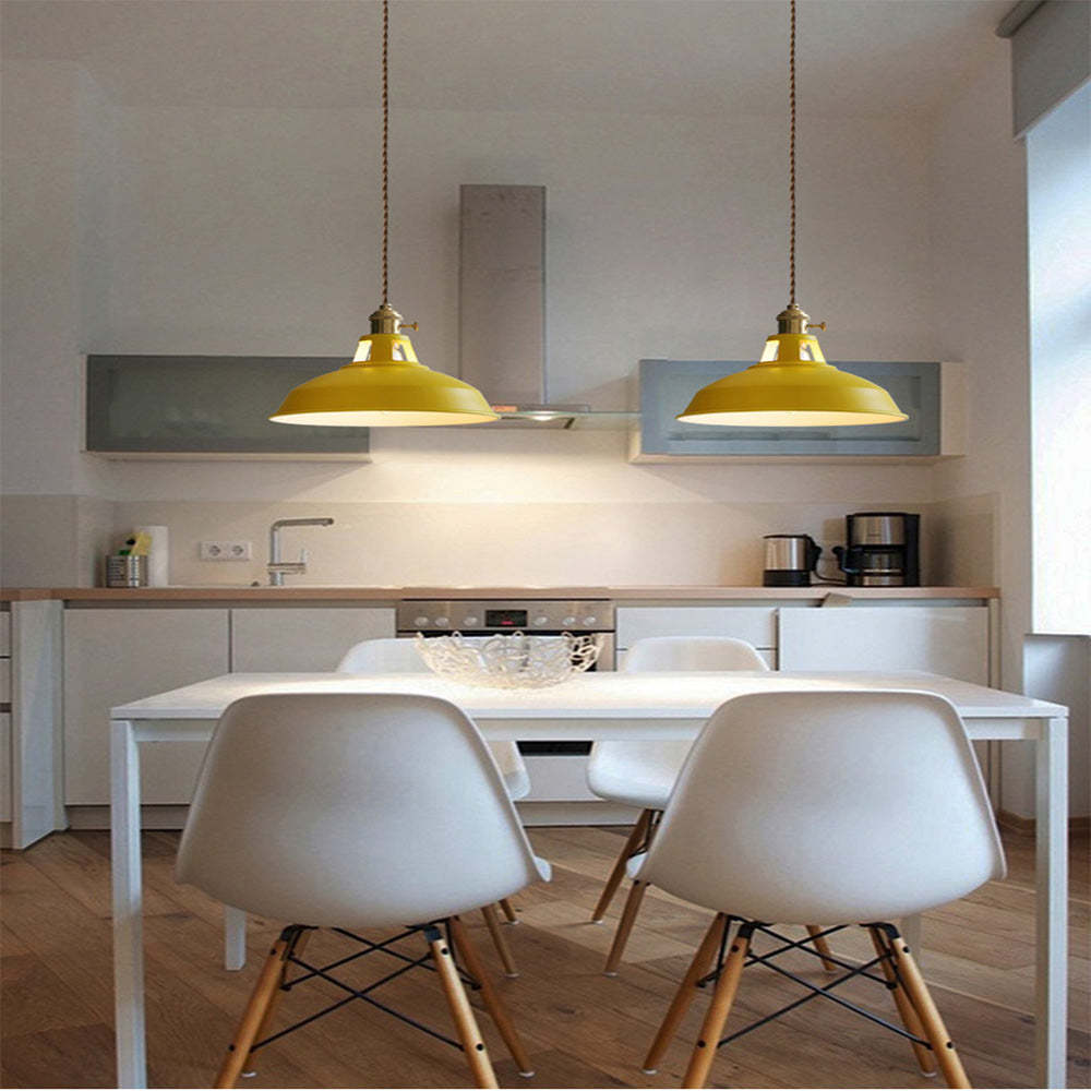 Modern Colourful Simple Kitchen Iron Pendant Light