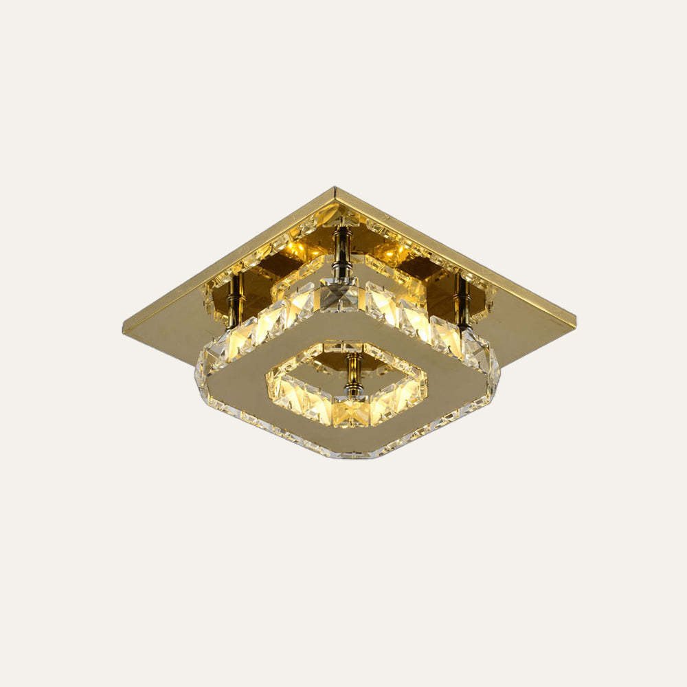 Contemporary Luxurious Crystal Hallway LED Ceiling Lights