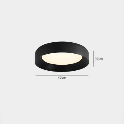 Modern LED Metal Ceiling Lamp Flush Mount Black Ceiling Light
