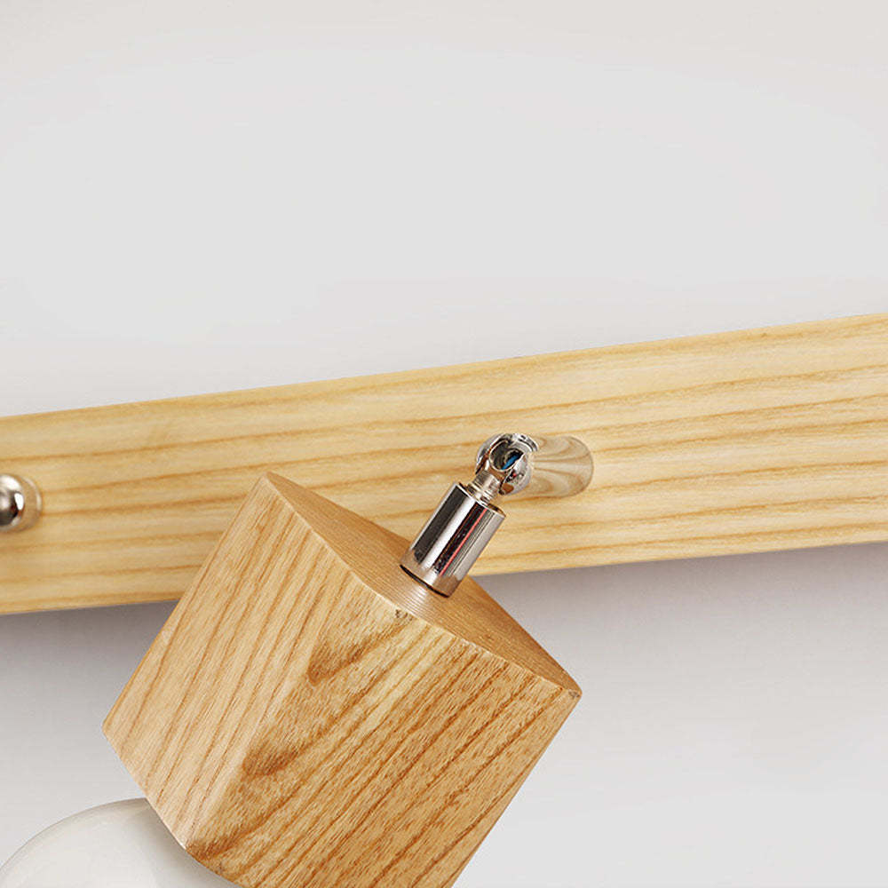 Creative Spotlights Mirror Lamp Wood Ceiling Lights