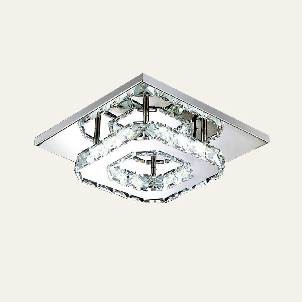 Contemporary Luxurious Crystal Hallway LED Ceiling Lights
