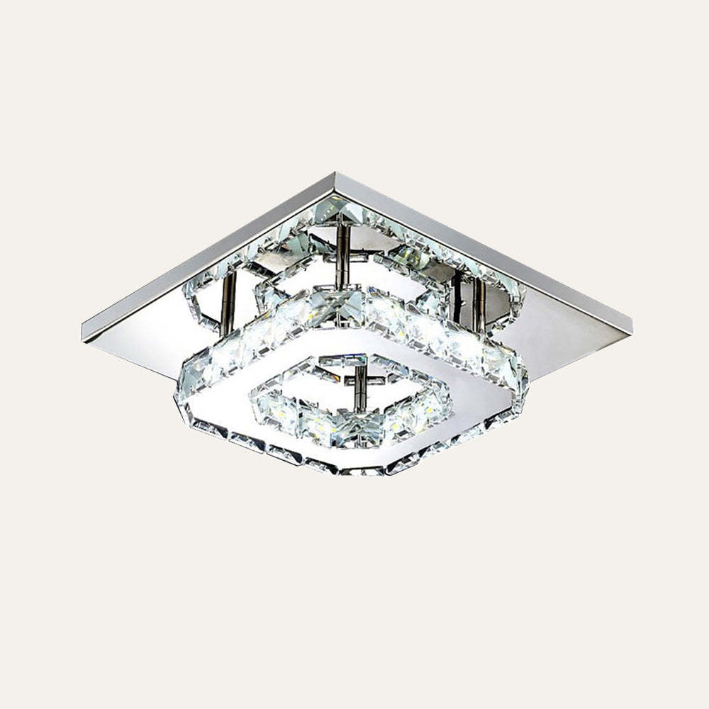 Contemporary Luxurious Crystal Hallway LED Ceiling Lights