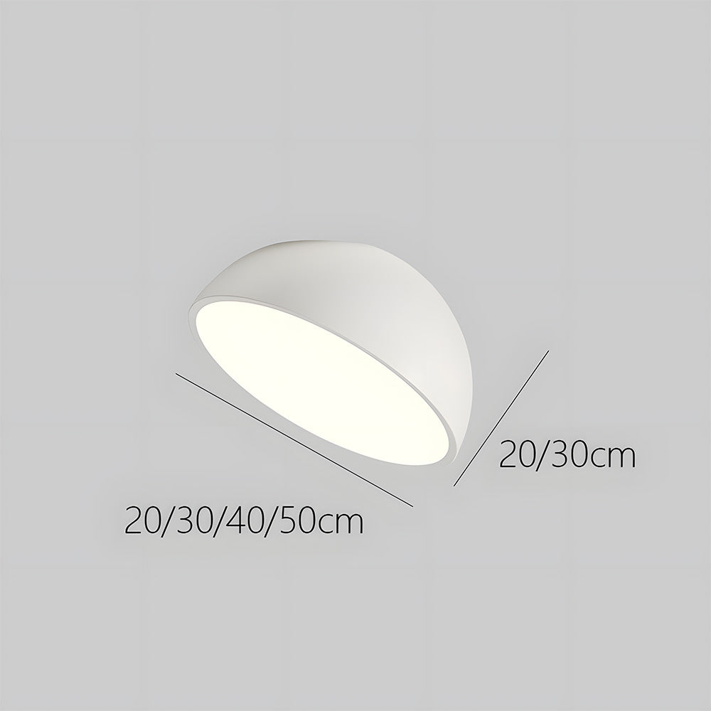 Nordic Minimalist Round Iron LED Ceiling Light for Living Room